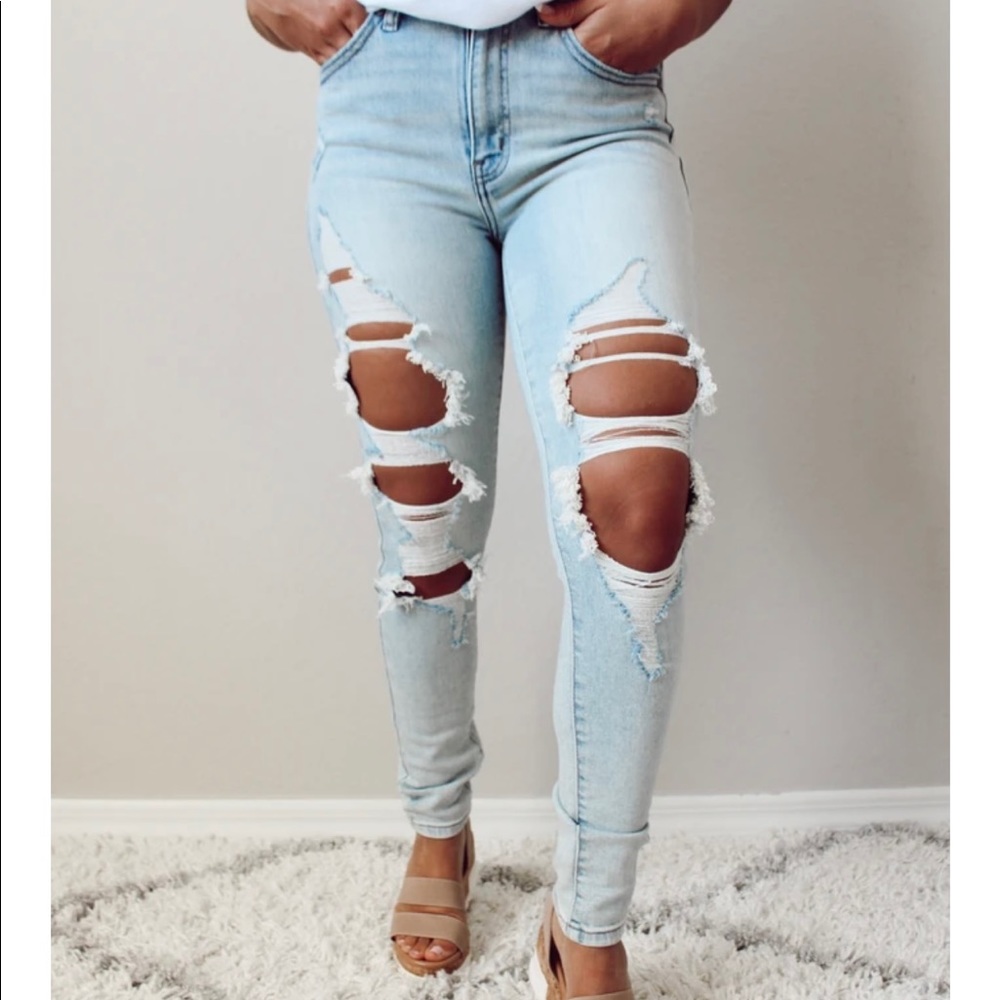 Bella super high rise skinny ankle